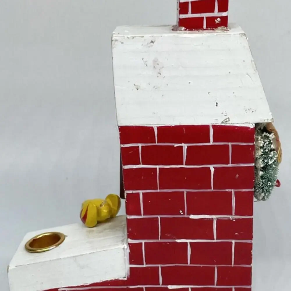 Chimney Bird Wreath Santas Boot 6